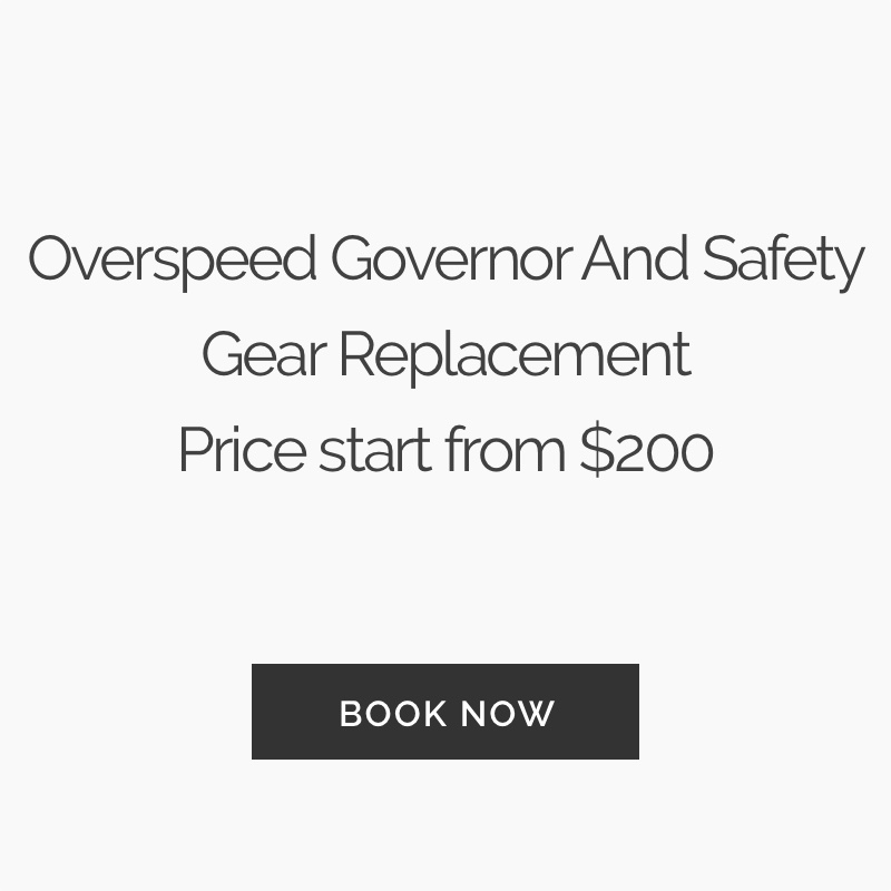 Overspeed Governor And Safety Gear Replacement for home lift