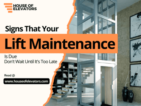 Lift maintenance signs