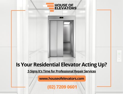 Residential elevator signs issues